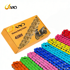 Kit de chaîne et pignon WANOU 420 428 428H 520H avec joints toriques colorés pour motos - Product Image 1