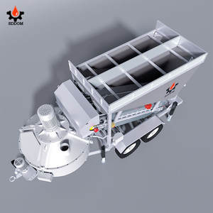 Centrale à béton mobile portable SDDOM brevetée et certifiée CE, haute efficacité, capacité de 10 à 65 m3, à vendre - Product Image 3