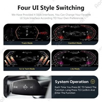 AOONAV BMW Série 5 E60/E61/E63 2004-2009 Navigateur GPS avec commande au volant Plug and Play Tableau de bord Compteur de vitesse Système Linux