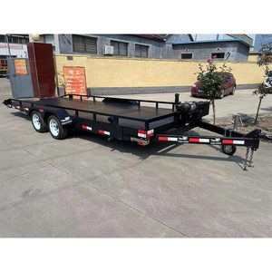 Popular Car Transporting Carrier Trailers <b>Single</b> Axle Car Hauler Trailer - Product Image 2