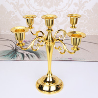 Hot Selling Metall Kandelaber Herzstück für Hochzeit Zweck Luxus handgemachte Kerzenhalter Großhändler Metall Hochzeit Dekoration