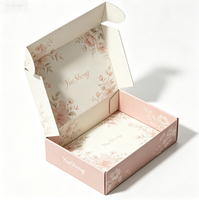 Boîtes d'expédition personnalisées en forme d'avion, en carton kraft écologique, avec pelliculage mat et impression offset, logo personnalisé pour fleurs