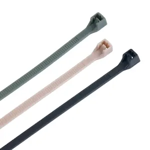 Lot de 100 attaches-câbles en nylon autobloquantes robustes, attaches en plastique de qualité supérieure, attaches qui ne se cassent jamais, YS 7,6*380 mm - Product Image 3
