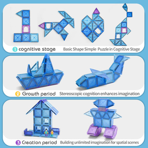 Tendance produits blocs <span class=keywords><strong>de</strong></span> <span class=keywords><strong>construction</strong></span> magnétiques ensemble <span class=keywords><strong>de</strong></span> jouets 5.5cm carreaux magiques congelés cadeaux <span class=keywords><strong>de</strong></span> noël pour les enfants en plastique Durable pour - Product Image 4