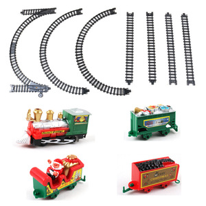 Jouet de train électrique de Noël, mini-train de simulation, voiture électrique pour enfants, cadeau - Product Image 4