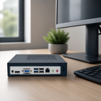 Mini PC industriel embarqué Intel Celeron J1900 double écran HDMI VGA Gigabit LAN USB3.0 SSD basse consommation Windows 10/11 Linux