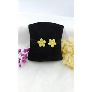 Bijoux de déclaration ethnique à la mode Boucles d'oreilles pour femmes en argent antique avec pierre de diamant - Product Image 1