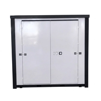 Atelier extérieur portable, entrepôt de stockage, unité de stockage en acier préfabriqué pliable moderne personnalisée FCX-JX