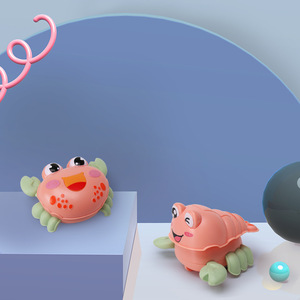 2024 nouveau dessin animé créatif presse contrôle glisse jouets amusant dessin animé <span class=keywords><strong>petit</strong></span> crabe bébé caoutchouc souple puzzle jouet - Product Image 3