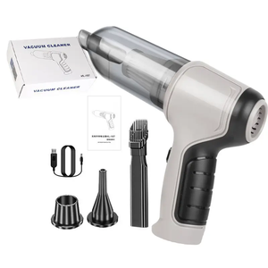 Aspirateur de voiture sans fil portatif avec fonction de nettoyage à sec, design portable, aspiration de 6000 PA pour une utilisation en voiture et à la maison - Product Image 5