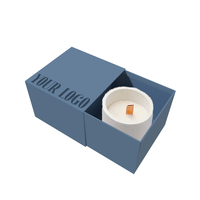 Caja de Regalo Rectangular Reciclable de Alta Calidad para Juego de Velas, Cajas de Velas Rosas, Caja de Regalo de Lujo Personalizada para Velas con Inserto