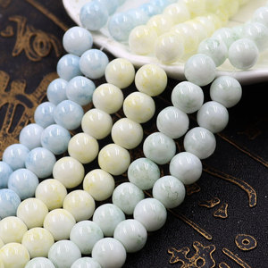 HX fiore di giada di vetro con <span class=keywords><strong>perline</strong></span> di giada sintetica <span class=keywords><strong>perline</strong></span> sciolte <span class=keywords><strong>perline</strong></span> di vetro affascinante per la creazione di gioielli fai da te - Product Image 4