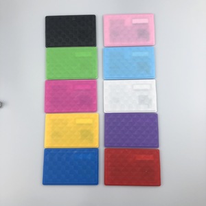 Solar Powered Card Calculator 8 Digit Ultra Thin Plastic Multi Color For Office School Use - Product Image 5