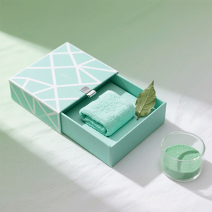 Logotipo personalizado fabricantes fsc embalagem papel presente papelão embalagens moda praia hotel rosto toalha papel magnético caixa - Product Image 2