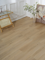 Vente flash : Revêtement de sol en vinyle SPC moderne résistant à l'usure de 4 mm pour appartement, avec installation par clic, design bois imperméable