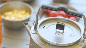 Bouilloire en titane ultralégère de 1000ml, bouilloire pour camping - Product Image 3