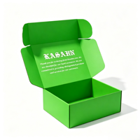 Boîte d'expédition en carton ondulé kraft personnalisée pour le commerce électronique, boîte de livraison express abordable avec bande de déchirement