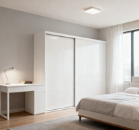 Peinture d'apprêt blanche 1K à base d'eau pour bois, couleurs pour portes en bois, forte couvrance, faible teneur en COV, facile à poncer, peinture au pinceau pour meubles