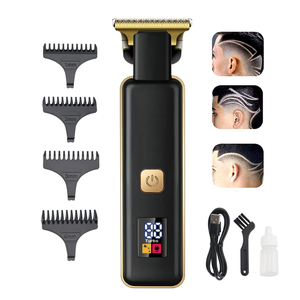 PRITECH tùy chỉnh điện tóc Clipper có thể sạc lại <span class=keywords><strong>Mini</strong></span> Zero gapped t Blade tóc tông đơ - Product Image 1