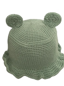 Chapeau Bob Unisexe Adulte Tricoté à la Main Motif <span class=keywords><strong>Grenouille</strong></span> <span class=keywords><strong>au</strong></span> <span class=keywords><strong>Crochet</strong></span> Style <span class=keywords><strong>Bonnet</strong></span> Mignon 100% Coton - Product Image 2