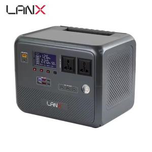 Station solaire portable LANX 600W, batterie LiFePO4, contrôleur MPPT, onde sinusoïdale pure, charge rapide QC3.0-PD, solaire pour voiture, extérieur - Product Image 1