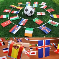 Diseño de cadena de bandera nacional impresa digital personalizada de alta definición con reproducción vívida de colores
