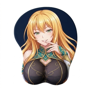 Tapis de souris personnalisés avec impression de filles <span class=keywords><strong>sexy</strong></span> aux gros seins, tapis de souris en gel de silicone 3D avec photo de dessin animé mignon, base antidérapante en PU - Product Image 3