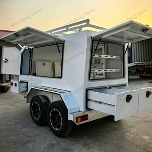 Best Australian Standard Customized Heavy Duty Dual Axle 1990kg Payload Galvanized Steel Aluminium Powder Coated <b>Trailer</b> - Product Image 6