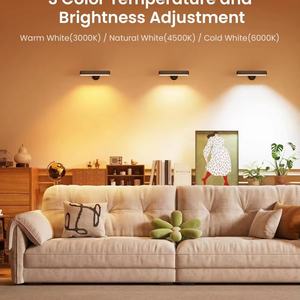 Lampe murale à LED rechargeable avec télécommande, design breveté, 6000 mAh, mode dimmable - Product Image 2