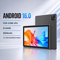 Tablette tactile 10,1 pouces 64 Go OEM ODM avec stockage rapide, processeur cinq cœurs, Wi-Fi 5G, idéale pour le jeu et les affaires