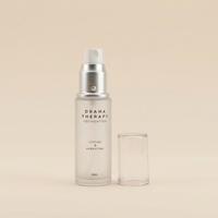 Flacon pulvérisateur de parfum en verre dépoli personnalisé de 15 ml à 100 ml avec pompe, vide, rechargeable, pour parfum, impression sérigraphique, décalcomanie