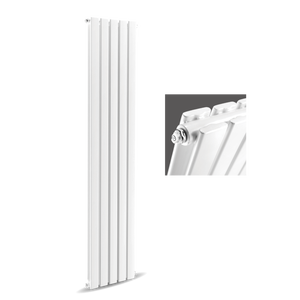 <span class=keywords><strong>Radiateur</strong></span> design 1800 High 6015 en acier à tubes plats, simple circuit horizontal, blanc, pour chauffage domestique, prix usine - Product Image 1