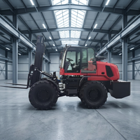 Nouveau chariot élévateur tout-terrain BLT 4x4 de haute qualité, 3-5 tonnes, diesel, pour travaux de construction en extérieur, manutention de matériaux