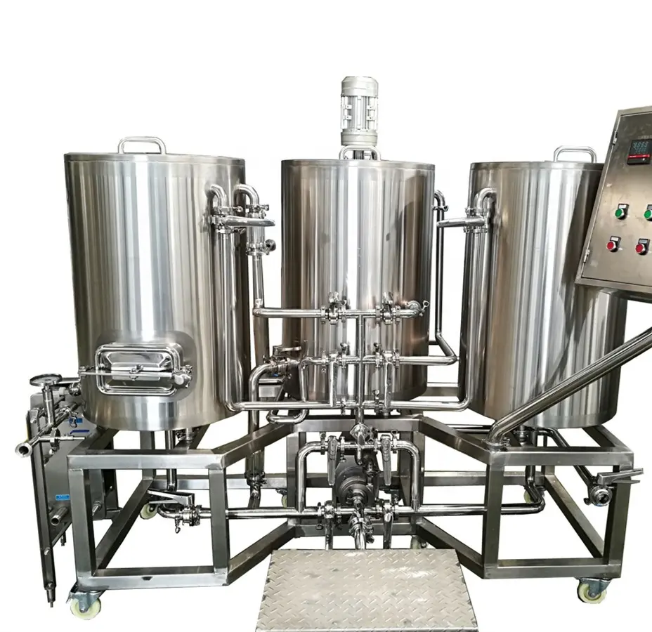 Pequena máquina de fabricação de cerveja artesanato 300l 500l 800l 1000l cerveja equipamentos