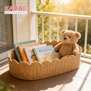 KAPAI Soft Paper Rope <strong>Changing</strong> Basket | Comfortable <strong>Changing</strong> &amp; Diaper Storage in One - Product Image 6