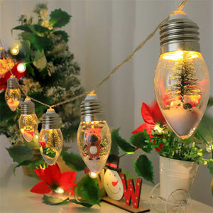 <span class=keywords><strong>Buon</strong></span> <span class=keywords><strong>natale</strong></span> decorazione LED babbo <span class=keywords><strong>natale</strong></span> che desidera lampadina a sfera stringa di stringa luci romantica graziosa decorazione della stanza - Product Image 3