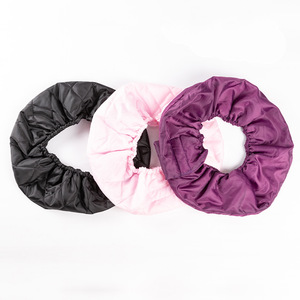 Gorros de ducha aislantes de doble capa, gruesos, impermeables para adultos, para uso sanitario, negro, morado, rosa - Product Image 1