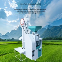 Machine à décortiquer le riz combinée avec moteur diesel 400 kg/h, haute performance, équipement de traitement des céréales à petite échelle, automatique et facile à utiliser