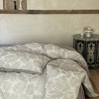 Nouveau design coton et fil teint jacquard quatre pièces ensembles de créateurs drap tissu linge de lit ensemble de literie