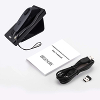Lecteur de codes-barres sans fil Symcode MJ-R40 noir A4, lecteur de codes-barres USB/BT permettant l'entrée par clavier, écran d'ordinateur