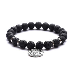 <span class=keywords><strong>Bracelet</strong></span> en <span class=keywords><strong>pierre</strong></span> <span class=keywords><strong>volcanique</strong></span> pour huiles essentielles, <span class=keywords><strong>bracelet</strong></span> tressé en <span class=keywords><strong>pierre</strong></span> de lave, ensemble de bracelets pour hommes - Product Image 2