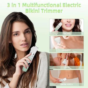 Tondeuse bikini <span class=keywords><strong>pour</strong></span> femmes, rasoirs électriques <span class=keywords><strong>pour</strong></span> femmes, <span class=keywords><strong>rasoir</strong></span> rechargeable <span class=keywords><strong>pour</strong></span> <span class=keywords><strong>poils</strong></span> <span class=keywords><strong>pubiens</strong></span>, <span class=keywords><strong>pour</strong></span> le bikini, le visage, les aisselles, les jambes - Product Image 2