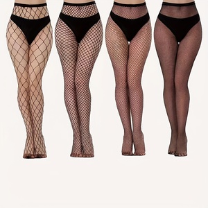 ถุงน่องตาข่ายรัดรูปสีดำแบบเซ็กซี่  ลดราคาพิเศษ  ผ้าแจ็คการ์ด  ลายฉลุ  สำหรับผู้หญิง - Product Image 2