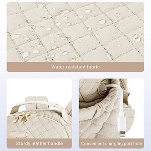 <span class=keywords><strong>Zaino</strong></span> trapuntato <span class=keywords><strong>Beige</strong></span> personalizzato moda <span class=keywords><strong>donna</strong></span> con cinturino imbottito in Mesh <span class=keywords><strong>zaino</strong></span> Modisch <span class=keywords><strong>Beige</strong></span> <span class=keywords><strong>zaino</strong></span> - Product Image 3