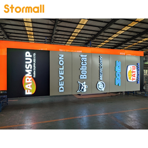 Panneau publicitaire rectangulaire en alliage d'aluminium éclairé sur mesure avec logo 3D en acrylique, boîte lumineuse publicitaire pour l'extérieur - Product Image 5