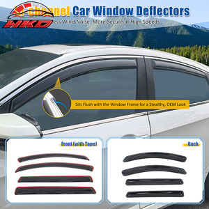 Deflectores de Ventana Acrílicos para Hyundai Santa Fe 19-23, Protección Contra Lluvia y Sol - Product Image 2