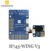 Полетный контроллер MATEK H743 WING V3 Professional, поддерживающий 3-8S LiPo, для крупномасштабных радиоуправляемых самолетов и автопилотов БПЛА