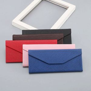 Wholesale Fashion PU Spectacle Eyeglasses <b>Cases</b> Sunglasses Fold Box Portable Triangle Folding <b>Glasses</b> <b>Case</b> - Product Image 4