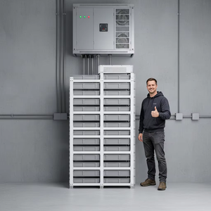 Sistema de Almacenamiento de Energía ESS de 50kW, 93KW, 100KW, Contenedor ESS Fotovoltaico a Escala Industrial, Batería de Litio BYD de 400V, 800V, 100KW - Product Image 1