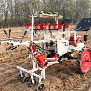 Transplanteur de semis de légumes et de fruits à double rangée autopropulsé pour pastèque, maïs, pomme de terre, chou, tomate - Product Image 2
